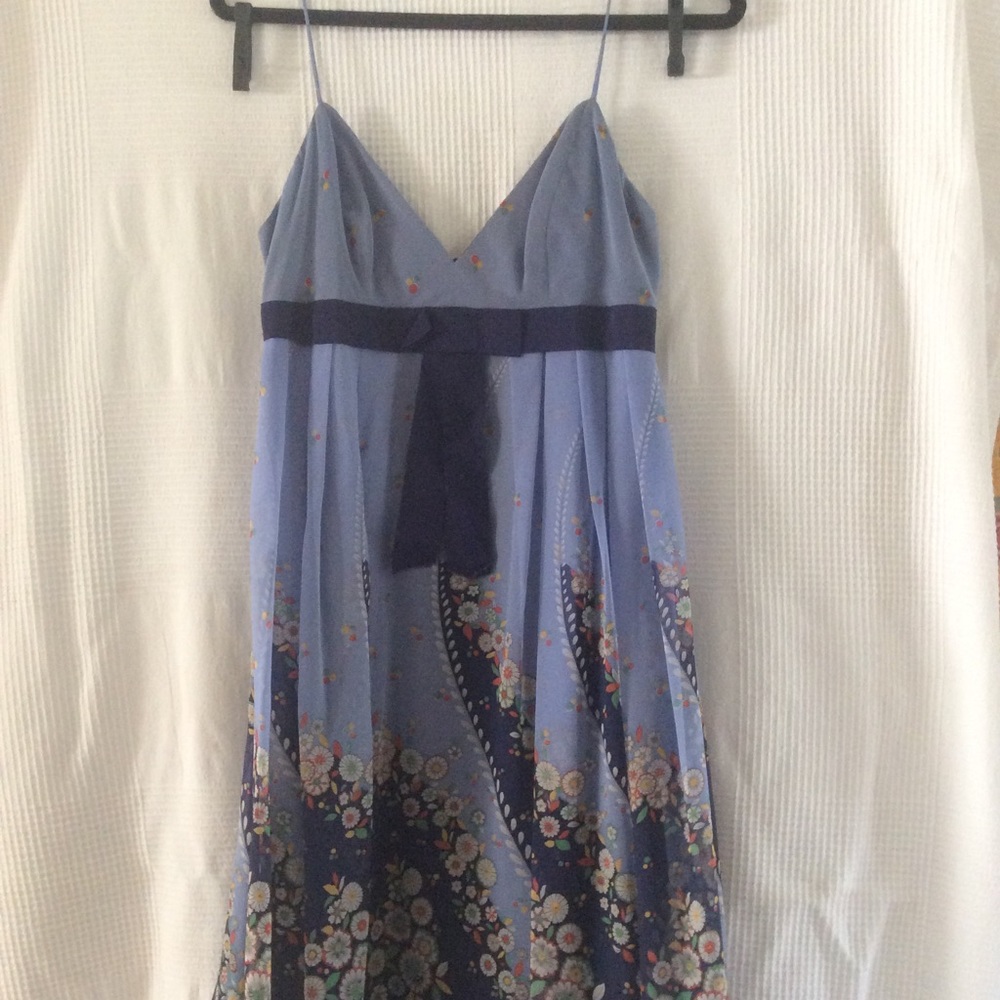 Anna Sui Anthropologie silk dress